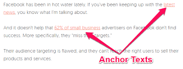 What is an anchor text